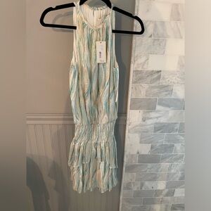 NWT Ramy Brook size XS dress multi-color metallic dress